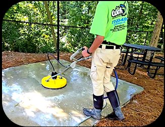 Concrete cleaning